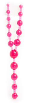 Розовые анальные бусы