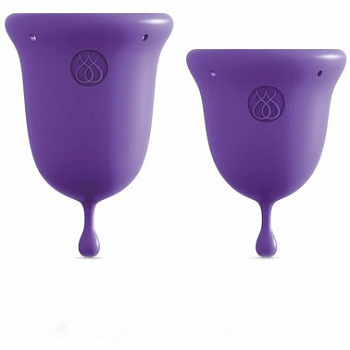Менструальные чаши PipeDream JIMMYJANE (фиолетовый) 14 мл и 21 мл