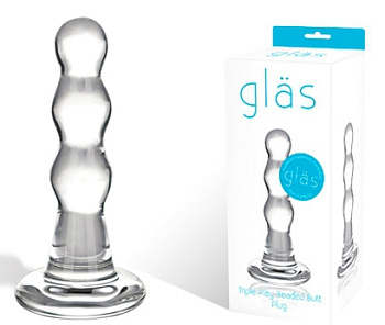 Волшебная елочка с блестками из стекла