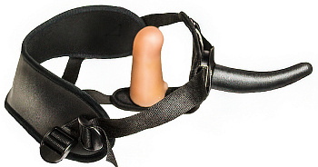 Двойной страпон: 12 х 2,5 см, 10 х 3,5 см