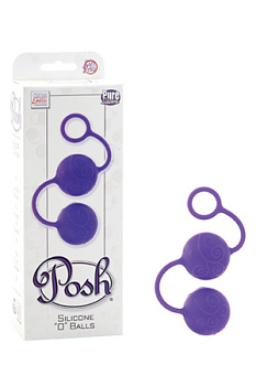 Вагинальные шарики Posh Silicone “O” Balls фиолетовые