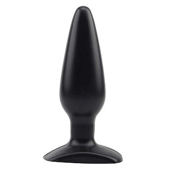 Втулка анальная коническая Rubicon 13,5 см., черная