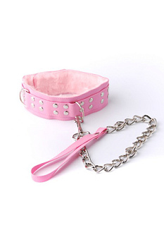 Ошейник розовый
