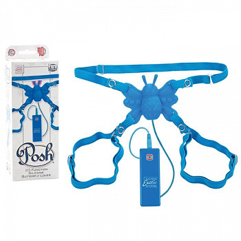 Вибро-бабочка Posh 10-Function Silicone Butterfly Blue