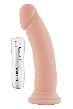 Вибратор на присоске телесный 18 см