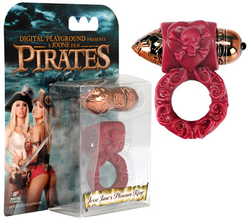 Пиратское красное колечко "JESSE`S RED PLEASURE"