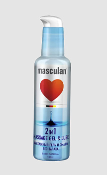 Гель вагинальный на водной основе Masculan Glide 2 в 1 массажный130 мл