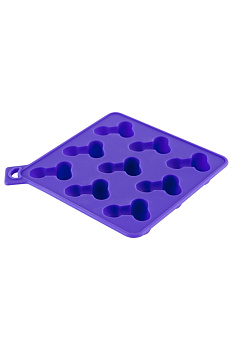 Формочка для льда, фиолетовая