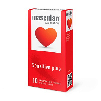Презервативы нежные Masculan Sensitive plus 10 шт