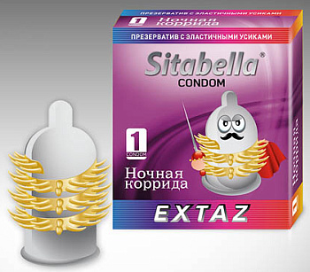 Презерватив "Sitabella"Extaz Ночная коррида 1шт.