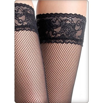 Чулки-сетка черные OMSA MALIZIA RETE ML
