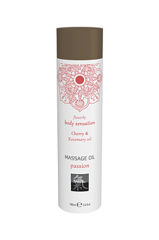 Массажное масло Shiatsu Вишня и масло розмарина, 100 мл