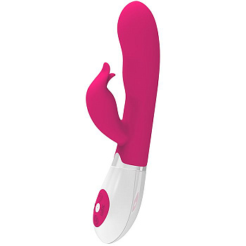 Вибратор со стимулятором клитора силикон 30 режимов вибрации