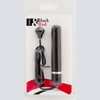 Вибратор 9,5 см красный водонепрон.