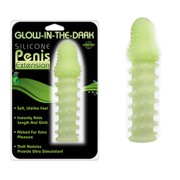 Светящаяся в темноте насадка на пенис