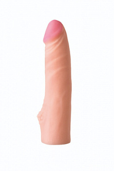 Насадка на страпон L 18,5 см D 3,8 см