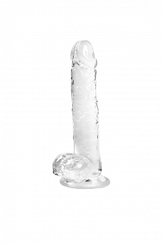 Прозрачный фаллоимитатор 19 см 3,4 см