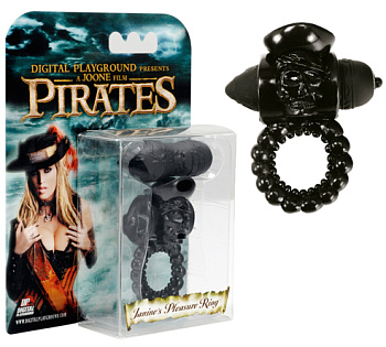 Пиратское черное колечко "JANINE`S BLACK PLEASURE"