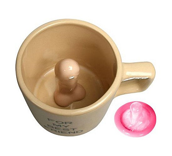 Кружка с сюрпризом-фаллосом