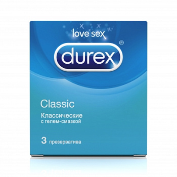 Презерватив "Durex"№3 классические 3шт