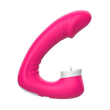 Вибратор + стимулятор клитора 