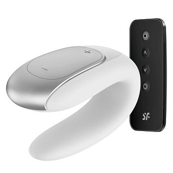 Вибратор для пар Satisfyer Double Fun с возможностью управления через пульт и приложение
