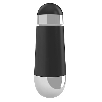 Вибропуля серебристо-черная