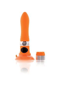 Вибратор на присоске 19см