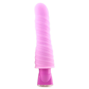 Фаллос с вибрацией розовый 6,75"