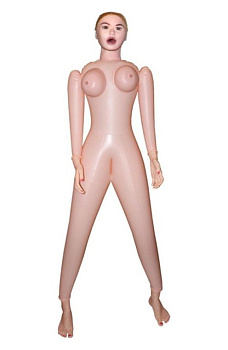 Кукла надувная с двумя отверстиями, вибрация 160 см 