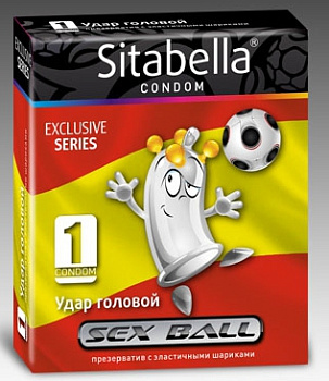 Презерватив "Sitabella"Sex ball Удар головой 1шт.