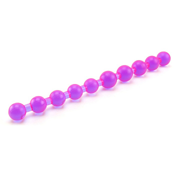 Пурпурная анальная цепочка "Spectra Gels Beads"