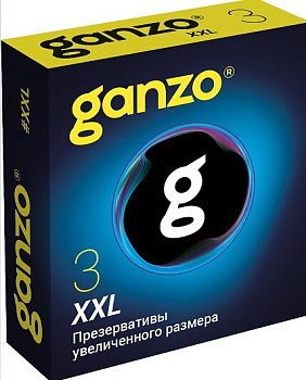 Презервативы GANZO XXL (увеличенного размера) 3 шт
