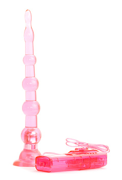 Анальные бусы "Елочка" с вибрацией