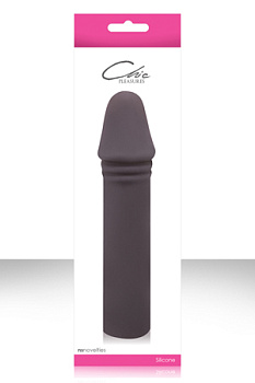 Фаллоимитатор CHIC 7 из платинового силикона Древесный уголь