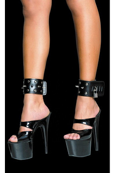 Оковы на ноги кожа черные