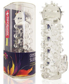 Закрытая насадка с шипиками и отростком