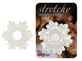 Эрекционное кольцо умеренного сжатия "Snowflake"