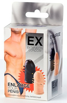 Латексная насадка-удлинитель с усиками