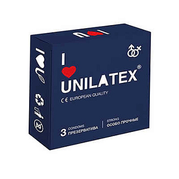 Презервативы особо прочные Unilatex Strong 3 шт