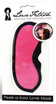 Маска розовая на глаза