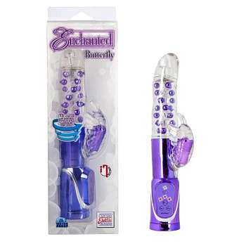 ФИОЛЕТОВЫЙ ХАЙ-ТЕК ВИБРАТОР ENCHANTED BUTTERFLY