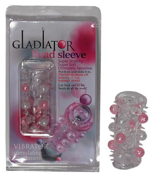 Насадка открытая на фаллос с шипами и бусинами