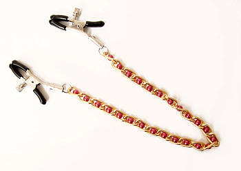 Зажимы для сосков с цепью металл