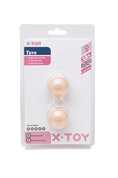 Вагинальные шарики Tyro телесные