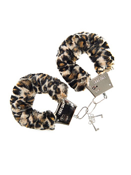 Наручники (иск.мех) леопард