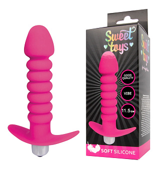 Анальная втулка с вибрацией Sweet toys