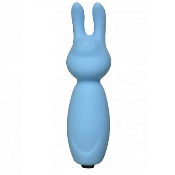 Вибропуля "Funny Bunny"  зайка голубой