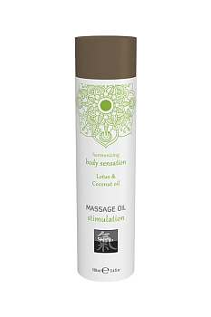 Массажное масло Shiatsu Лотос и кокосовое масло, 100 мл