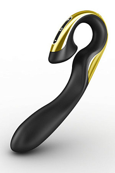 Вибромассажер ZINI ROAE черный с золотом